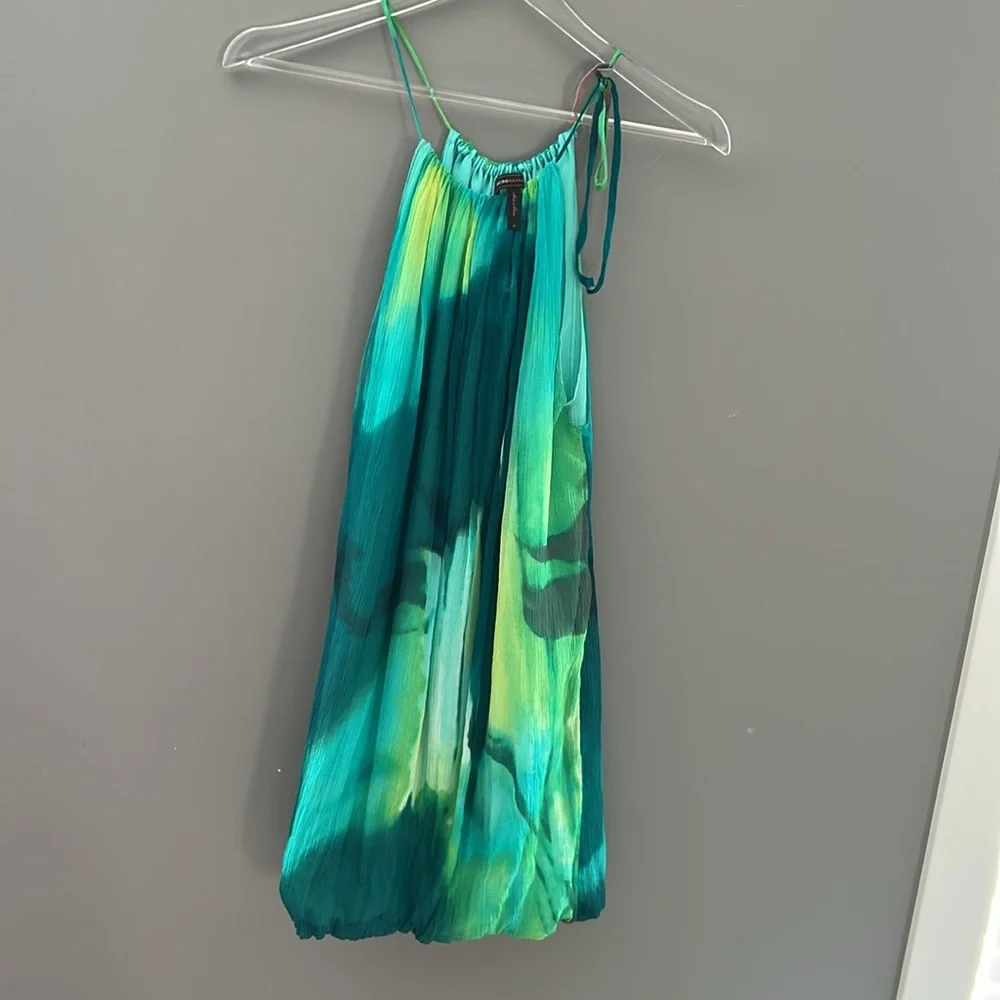 BCBGMaxazria Silk Watercolor Dress Size:S - Picture 2 of 4